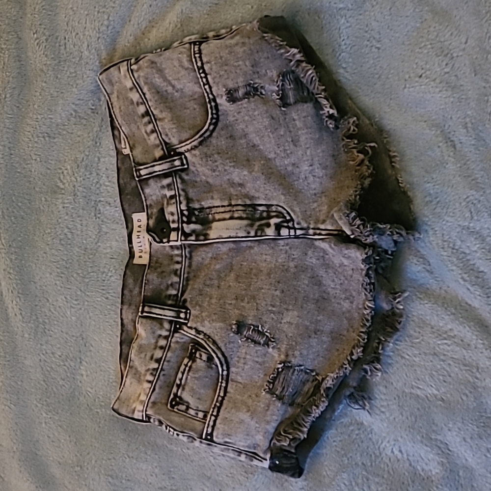Pacsun grey denim shorts